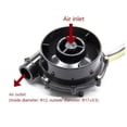 thumbnail image 5 of 7040 DC High Pressure Blower, Mini Centrifugal Turbo Fan, Small Blower,Can Be Used for Sleep Ventilator Oxygen(24V ),1 x Mini Centrifugal Turbo Fan 1 x drive,As Shown, 5 of 8
