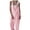 Pink, variant on Women's Sleeveless Linen Wide Leg Jumpsuit Rompers Overalls Harem Pants