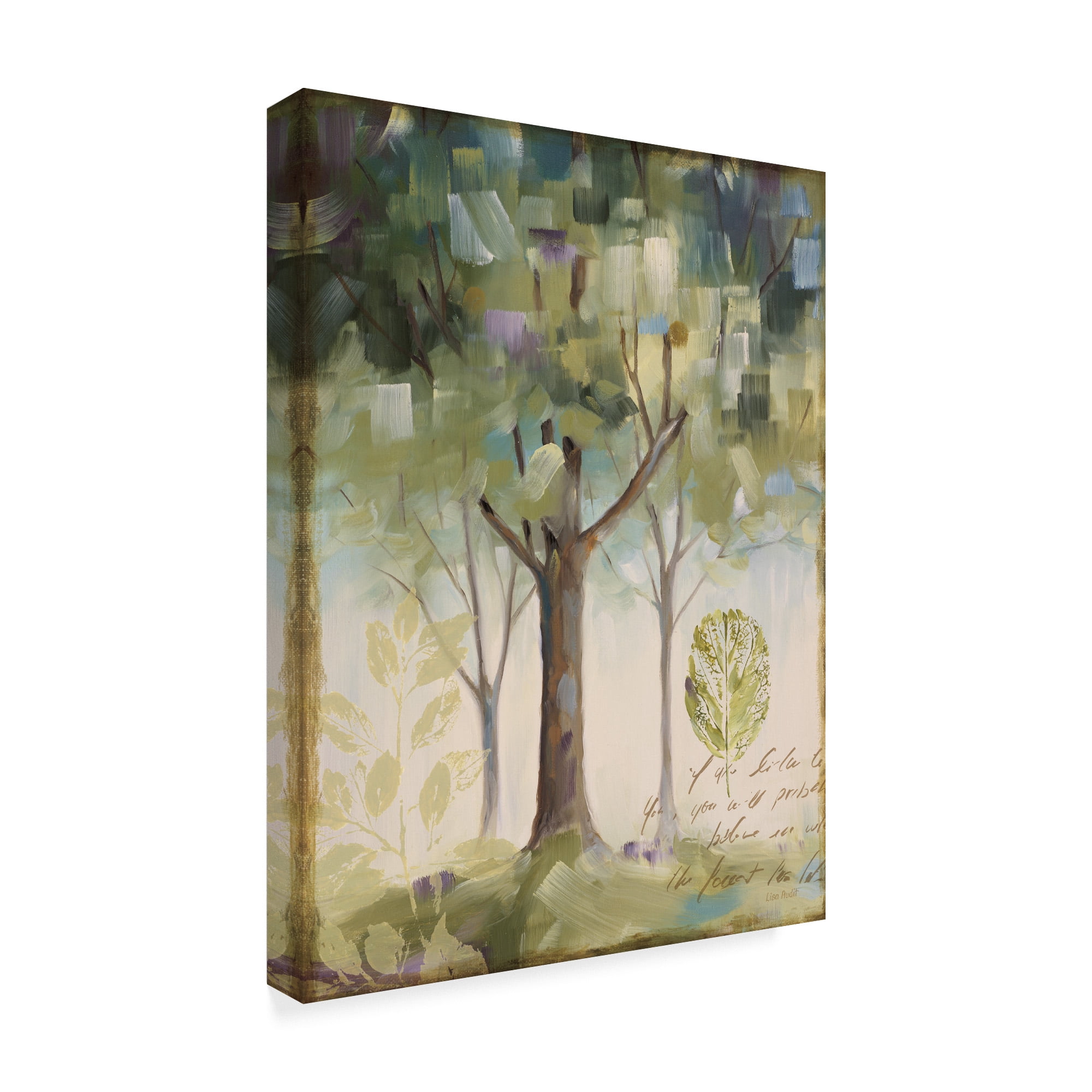 Trademark Fine Art 'Hopes and Greens III' Canvas Art by Lisa Audit