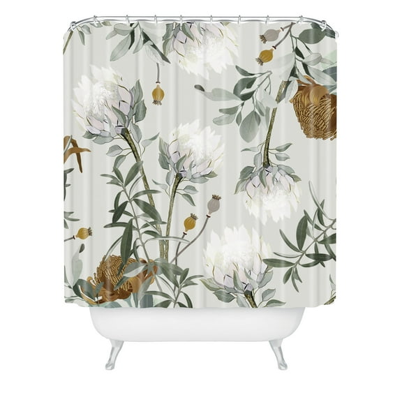 Society6 Iveta Abolina 'Helaine' Shower Curtain 71" x 74"
