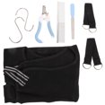 thumbnail image 1 of Shisuyan Pet Grooming Hammock Black Polyester Sandwich Mesh Fabric 1 Set, 1 of 9