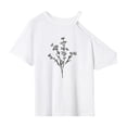 thumbnail image 1 of Camiseta para mujer con cuello redondo y recuerdo de verano para regalo del día de San Valentín en la playa XL, 1 of 7