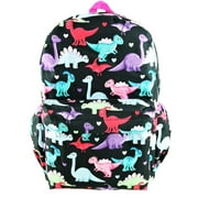 Dinosaur Backpack - Durable Full Size 16" Backpack with Laptop Sleeve