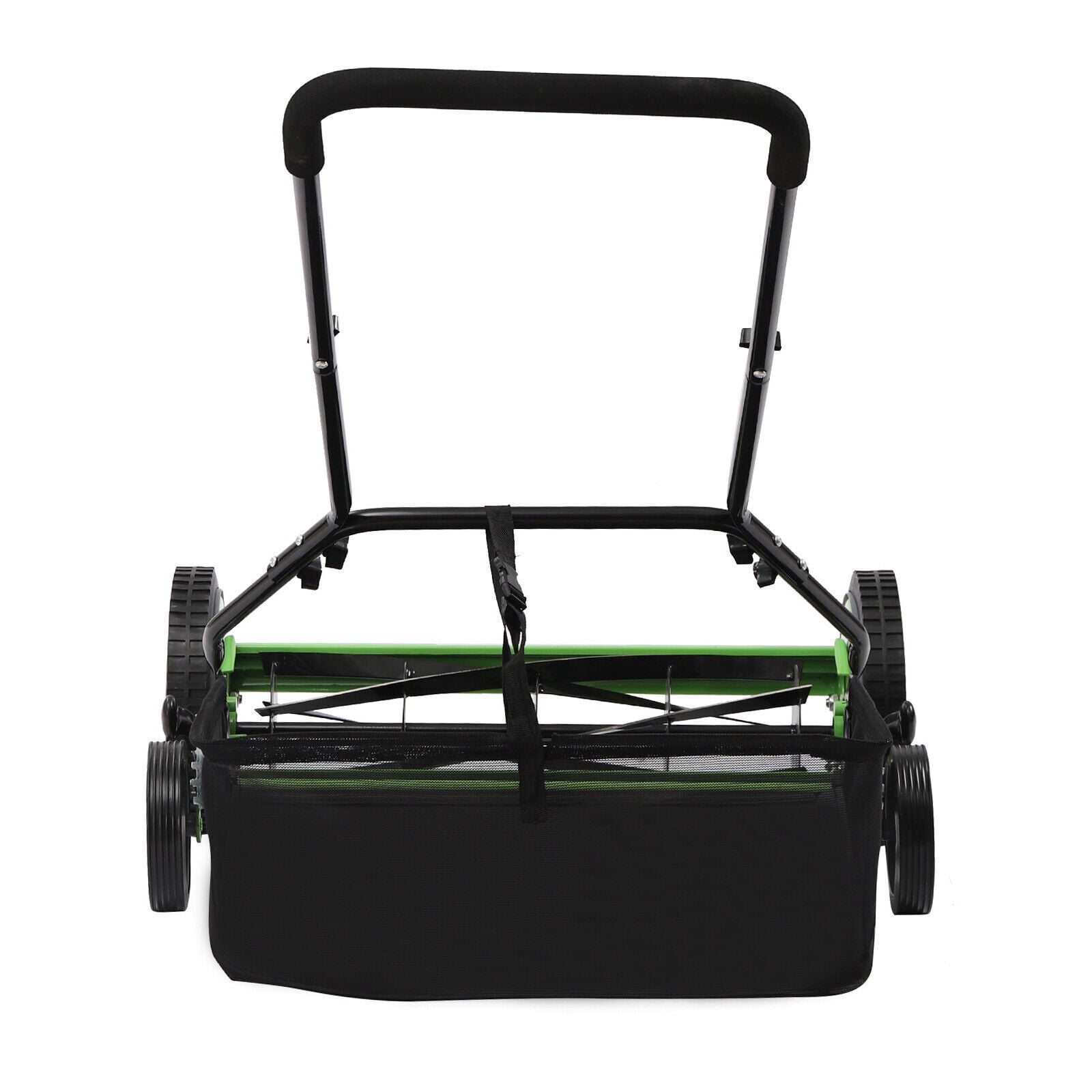 50.8cm/20in Manual Reel Mower Adjustable 5-Blade Push Lawn Walk-Behind Tool