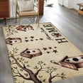 thumbnail image 2 of Area Rugs 2.7'x5', Sweet Home Carpet for Living Room Bedroom Dining Room, Western Stars Bird Houses Country Vintage Throw Kitchen Rugs Non Slip Washable Rectangle Indoor Outdoor Rugs, 2 of 8