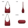 thumbnail image 5 of MKF Collection by Mia K. MKF-X584A-TP Lavinia Vegan Leather Womens Shoulder Bag, 5 of 11