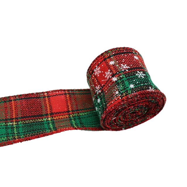 Billuyoard Rollo de cinta para árbol de Navidad, festival de boda, cumpleaños, Año Nuevo, decoración de oficina, regalos de flores, paquete, Kits de decoración para fiestas tipo 3