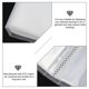 thumbnail image 3 of Jewelry Storage Album Transparent Organizer for Travel Usage Made of Pvc White Featuring Waterproof Protection 1Pack, 3 of 4