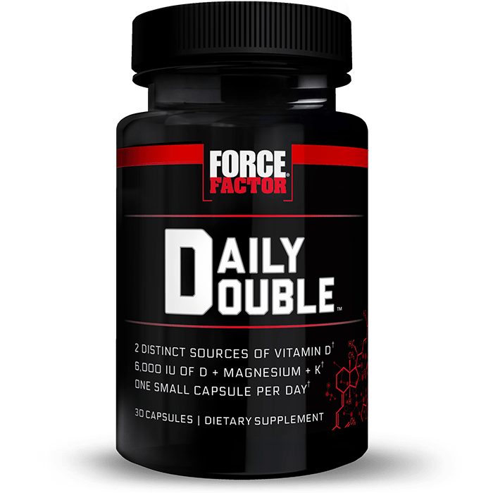 Force Factor Daily Double, Vitamin D Supplement, 30 ct.