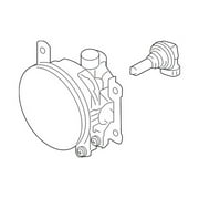 Genuine OE Mitsubishi Fog Lamp Assembly - 8321A545 Fits select: 2014-2015 MITSUBISHI MIRAGE, 2017-2020 MITSUBISHI MIRAGE G4 ES
