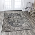 thumbnail image 2 of Rizzy Rugs Panache Area Rug PN6972 Gray Petals Corners 6' 7" x 9' 6" Rectangle, 2 of 3