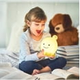 thumbnail image 2 of FYBTO Adorable Lampe de Nuit en Silicone Rechargeable à LED Intégrée Multicolore Ollie Pieuvre TIK Tok, Blanc - Chambre d'Enfants, 2 of 5
