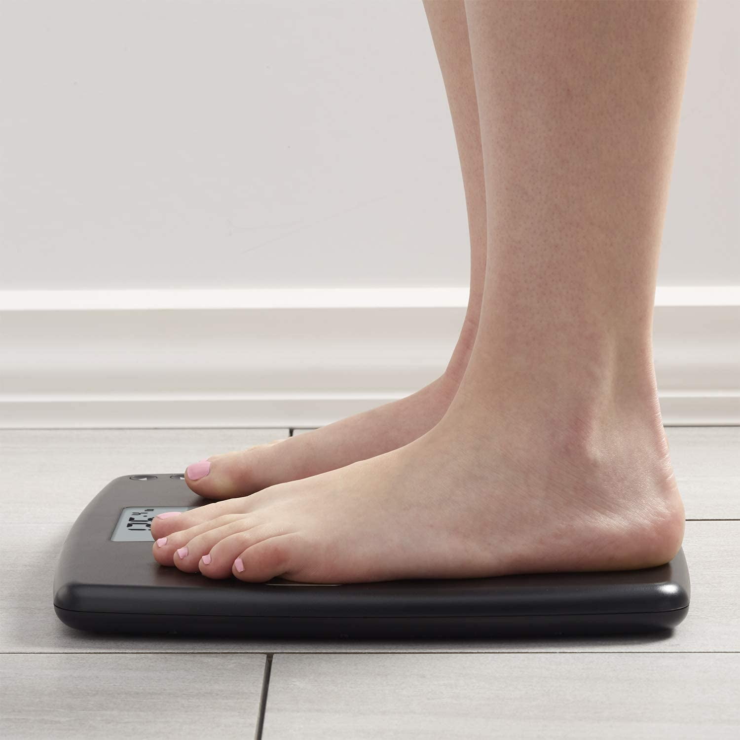 InstaTrack Digital Body Fat/BMI Bathroom Scale with User Recognition Technology-Accurate Measurements up to 400 Pound, Black