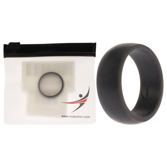Alianza de boda de silicona - Gris de ROQ para hombre - Anillo de 11 mm
