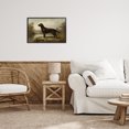 thumbnail image 3 of Stupell Industries Traditional On Alert Chocolate Lab Black Framed Giclee Art, 18 x 12, by Petals Prints Design, 3 of 8