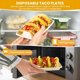 thumbnail image 2 of 25 Soportes Desechables para Tacos para Fiesta, Soporte para Bandeja de Tacos, Soportes para 3 Tacos, para Fiesta, 2 of 5