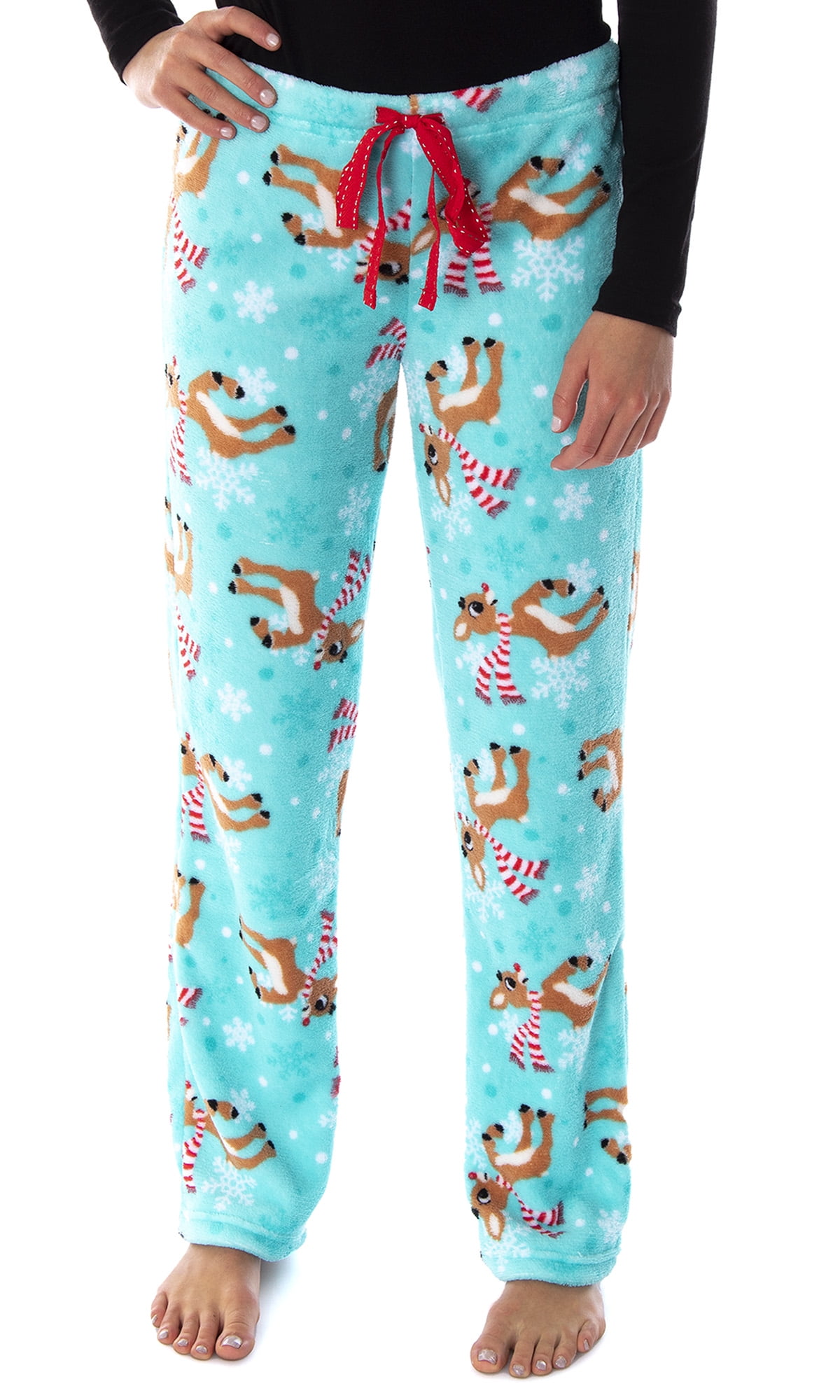 Soft Touch Fleece Rudolph Pajama Pants for Juniors