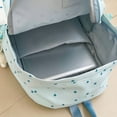 thumbnail image 4 of Weebloom Polka Dot School Backpack For Kids Teen Girls Cute Style Lace Trim Lightweight Casual Daypack Large Bookbag Middle High School College Blue, 4 of 6