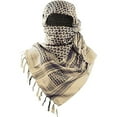 thumbnail image 2 of Aueoeo Scarf Desert Head Neck Scarf Arab Wrap With Tassel For Wargame,Sports & Other Outdoor Activities For Spring Beige, 2 of 2