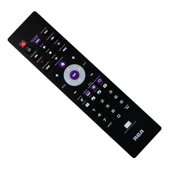 RCA RCR003RWDEV 3-Device Backlit Universal Remote - Black