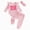 H147-Red, variant on TOWED22 Infant Newborn Baby Girl Clothes Outfits Ruffled Long Sleeve Romper Pants Set Headband Toddler Clothing 3Pcs,3-6 M