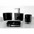 thumbnail image 2 of Krystal Bathware CBAK3100K Reef 4-Piece  Bath Accessory Set, Black, 2 of 3