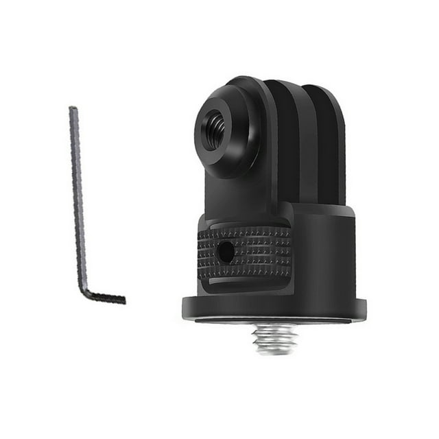 Rotatable Aluminum Alloy Adapter for GoPro Cameras Secure and Flexible Mounting for Dynamic Shots