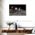 thumbnail image 3 of Elephant Stock Man On The Moon Iv Wall Art - Horizontal Canvas Wall Art - Living Room Wall Decor - Astronomy & Space Canvas - Black And Gray Decor By Nasa - 30" x 20", 3 of 8