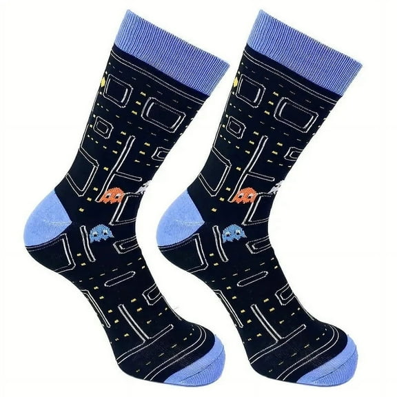 Old School Video Game Socks from the Sock Panda (Adult Medium - Women's Shoe Sizes 5-10)