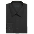 thumbnail image 2 of Men's Long Sleeve Regular Fit Button up Pocket Solid Standard Cuff Dress Shirt, 2 of 2
