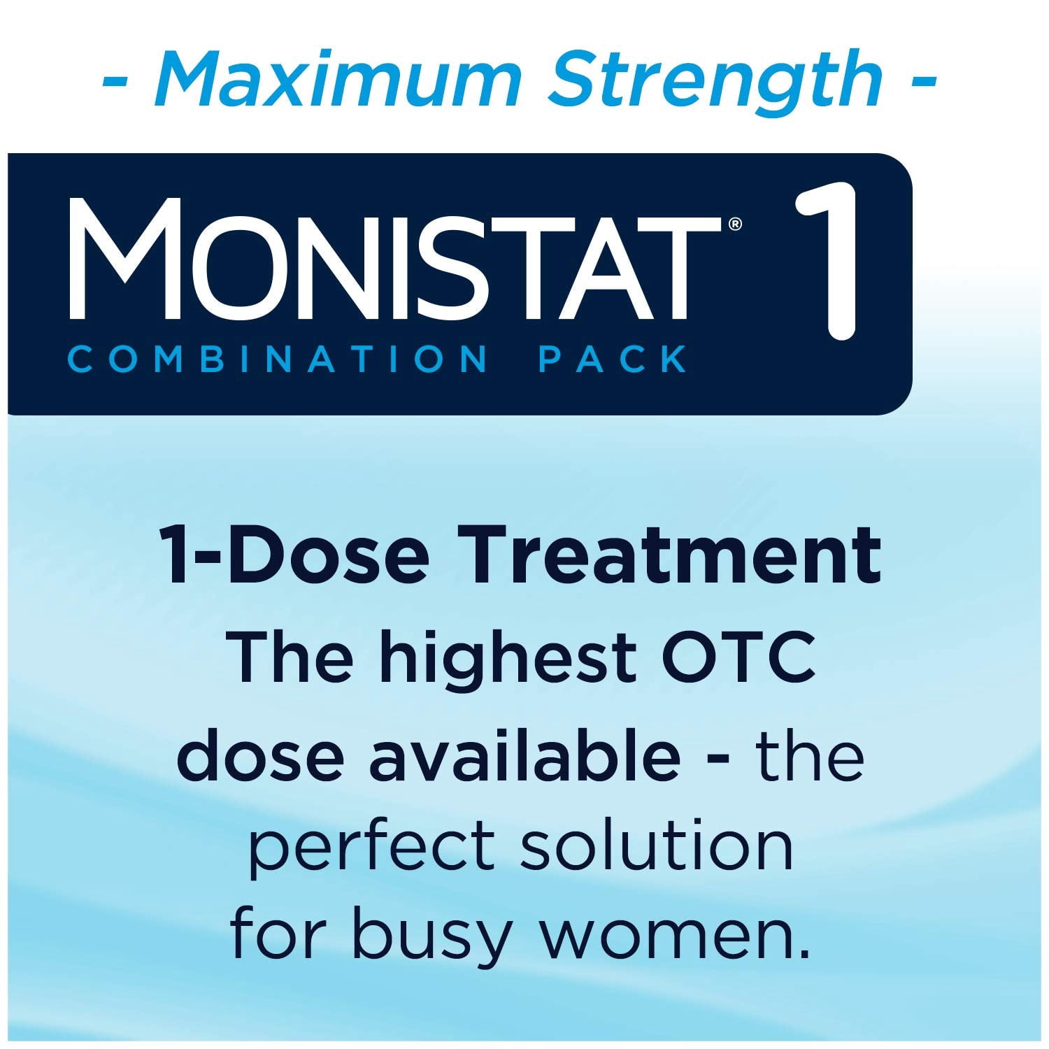 Monistat 1-Day Yeast Infection Treatment | Ovule + Itch Cream Combination Pack