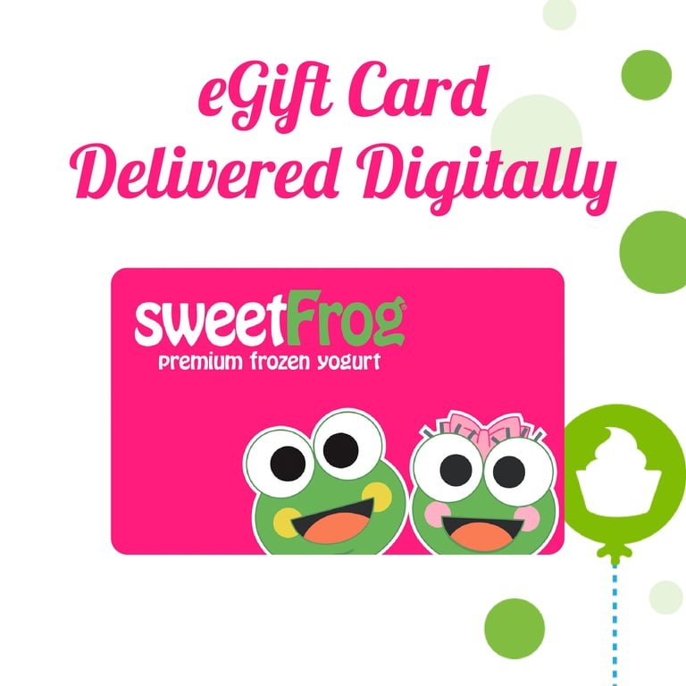 SweetFrog® eGift Card eGift Card [Email Delivery] - Walmart.com
