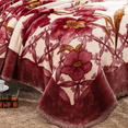 thumbnail image 5 of DBOZE Queen Size, Weighted Warm Heavy Korean Mink Fleece Blanket, Single Ply, Soft and Warm, Thick Mink Blanket Pink Flower, 5 of 5