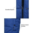 thumbnail image 5 of Wantdo Boy's Puffer Coat Quilted Puffer Jackets Thicken Winter Jacket Blue & Navy 14/16, 5 of 7