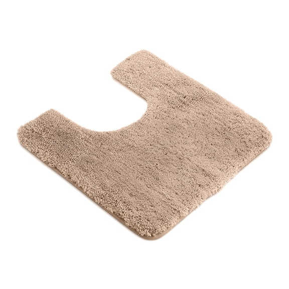 WEAIZYS Toilet Rugs U-Shaped Mat 24x20, Contour Bathroom Mat - Ultra Soft & Absorbent Microfiber, Quick-Dry, Machine Washable with High Density Foam Latex Non Slip Backing