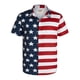 thumbnail image 2 of Camisas de moda para hombre con bandera hawaiana de Estados Unidos, ropa de marihuana, blusa de manga corta con estampado 3D para playa, ropa vintage Y2k, 2 of 5
