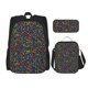 thumbnail image 1 of Fotbe Musical Notes Set Escolar 3 en 1 para Niños - Mochila Duradera con Lonchera Aislante y Estuche para Lápices - Mochila Escolar para Niños y Niñas, 1 of 7