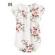 thumbnail image 3 of Qarigey Camiseta de mujer Camiseta plisada estampada Top Cuello Blusa de manga corta Prendas para la parte del cuerpo Blanco METRO Qarigey AP003086-27, 3 of 6