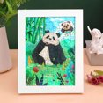 thumbnail image 6 of Hometravel Panda Pattern Jigsaw Puzzle, 108 Piece Adult Puzzle with Cute Design, Challenging Family Activity for Home, Gift, Frame Included for Display, Relaxation, 6 of 6