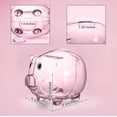 thumbnail image 5 of Windy City Novelties Small Educational Kids Clear Plastic Piggy Banks, 5 of 5