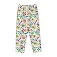 thumbnail image 4 of Xecao Cartoon Labrador Retriever Women's Straight Lounge Pajama Pants: The Epitome of Relaxed Sleepwear, 4 of 9