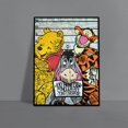 thumbnail image 1 of Disney Cartoon Character Graffiti Poster Mural Decoration Anime Figure Canvas Painting Tigger Mickey Mouse Donald Duck Wall Art20X30cm Unframed Gao Jinjia LED, 1 of 2
