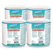 Wipex Antibacterial Gym Wipe Refills - EPA Registered Disinfecting Cleaning Wipes for Refills, 4pk Case