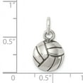 thumbnail image 2 of Beautiful Sterling Silver Antiqued Volleyball Charm, 2 of 2