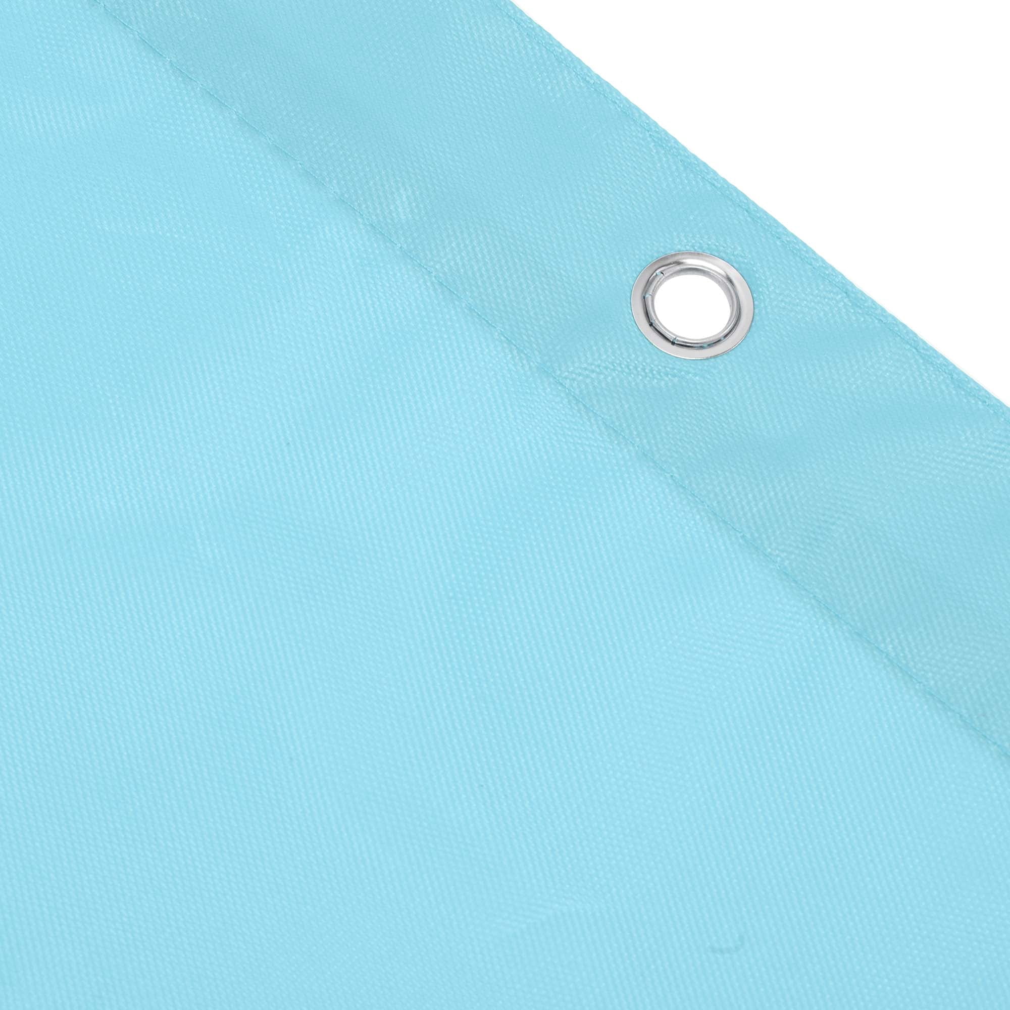 Unique Bargains Pencil Case for 3 Ring Binder, Double Layer, Smooth Zipper Sky Blue