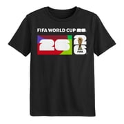 FIFA World Cup 2026 Youth Boy's Black Box Graphic Soccer Tee