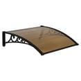 thumbnail image 2 of Sylvtty Easy-Install Window & Door Awning - 31.5"x47" Exterior Canopy, Fade-Resistant Fabric & Steel Bracket for Patio/Porch, 2 of 8