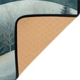 thumbnail image 4 of Nignt Snowy Hills 63''x48'' Plush Memory Foam Bath Mat, Soft, Absorbent, Non Slip, Durable, 4 of 7