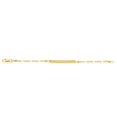 thumbnail image 3 of Esclava Bebé Placa lisa tejido 3x1 12cm Oro 10K Horoz V12 W769, 3 of 4