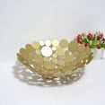 thumbnail image 2 of Namzi - Frutero de metal grande y redondo para encimera, centro de mesa decorativo creativo para frutas, verduras, pan, dulces y frutos secos (dorado), 2 of 4